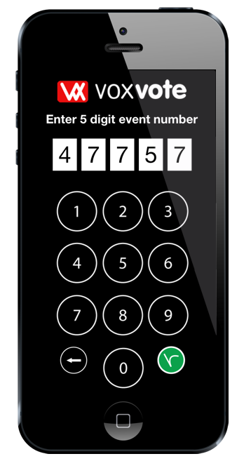 Access an event by PIN code