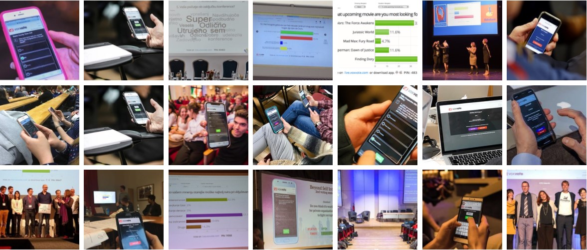 Some event VoxVote pictures, received from VoxVote users worldwide